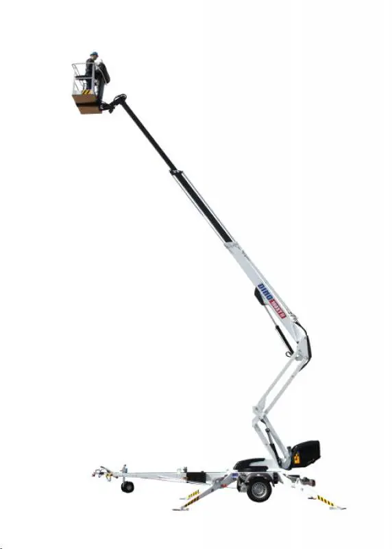 Trailer mounted lift (220V), 16m